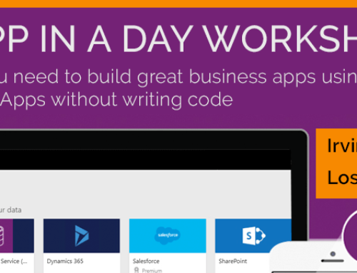PowerApps in a Day – Free Training Workshop