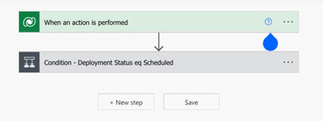 screenshot of Power Automate flow configuration